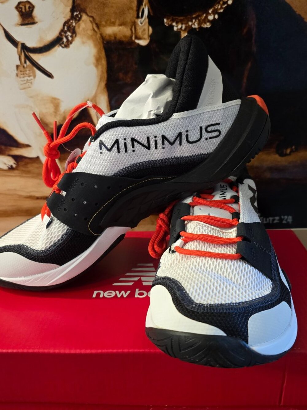 New Balance Minimus TR V2 Shoes Mens Sz 11.5 EE 2E White Black Training Sneakers